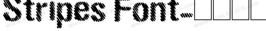 Stripes Font字体转换